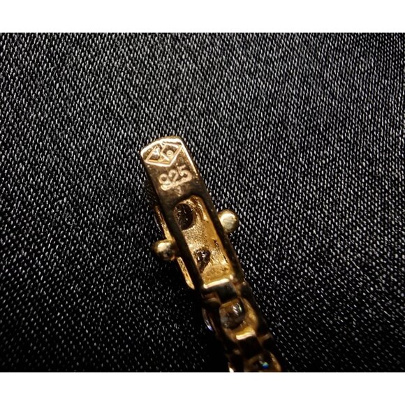K Signed 925 China 7" Tennis Bracelet - Picture 8 of 9